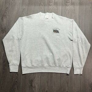 Vintage Silverton Colorado Embroidered Sweatshirt Medium Gray Sunbelt Cowboy